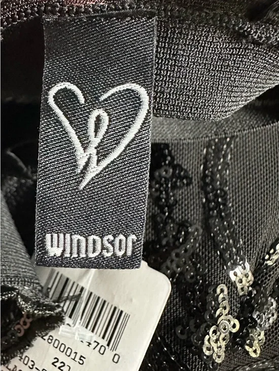 Windsor Women’s Black Sequin and Fringe Romper NWT Size M - Picture 12 of 14